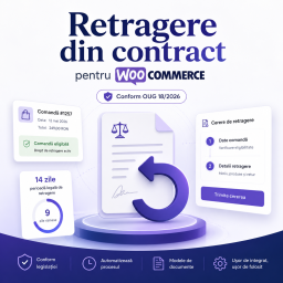 Obligatorie din 19 iunie 2026: funcția digitală de retragere din contract. O soluție românească pentru magazinele WooCommerce