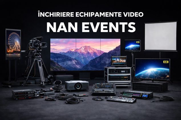 Soluții complete pentru închirierea echipamentelor video la evenimente 